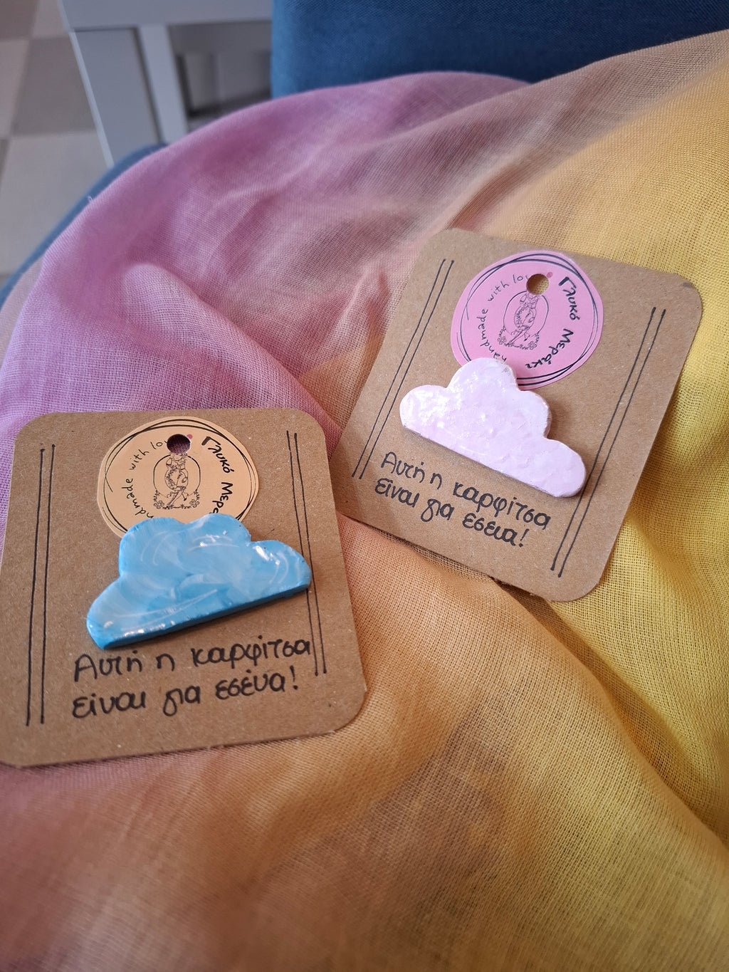 Χειροποίητες Καρφίτσες με Χαριτωμένα Σχέδια